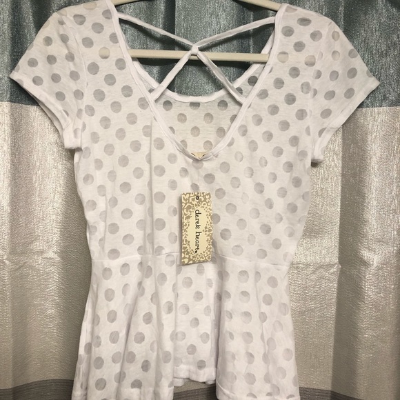 White peplum top - Picture 2 of 2